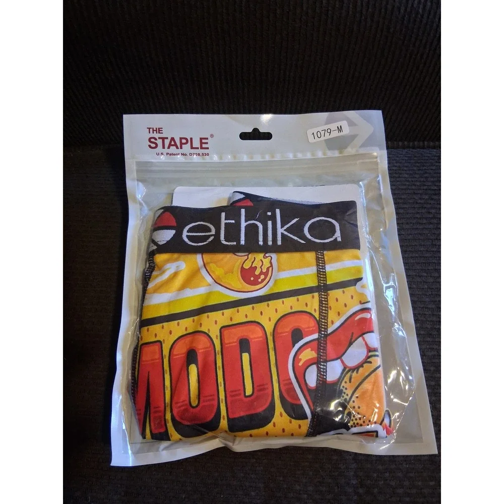 Ethika Mens The Staple Fit Boxer Briefs NBA Mac N Cheese Yellow Red‎ Size Medium
